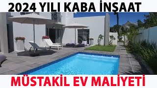 2024 YILI KABA İNŞAAT MALİYETİ [upl. by Belva]