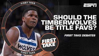 THEY ARE NOT MY TITLE FAVORITES Monica McNutt amp Stephen A BATTLE over Timberwolves  First Take [upl. by Knepper]