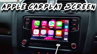 Apple Carplay RCD 330360 Head Unit Install VW Golf Mk6 MK5 Polo MK3 Scirocco and more [upl. by Sunderland]