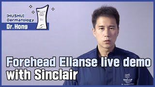 HUSHU Ellanse  Forehead Ellanse live demo with Sinclair [upl. by Zebulen654]