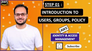 1 Introduction to users group and policy  AWS  IAM  Identity and access management [upl. by Atiras]