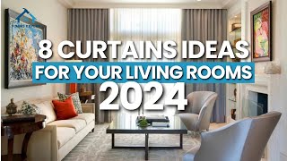 8 Curtains Ideas For Your Living Rooms 2024  Latest Curtain Trends for Living Rooms [upl. by Ruthe]