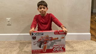 UnBoxing￼￼ X shot Hyper gel trace fire￼ ￼ [upl. by Erv]