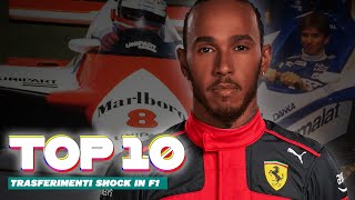 TOP 10 TRASFERIMENTI CHE HANNO SHOCKATO LA F1 😱 [upl. by Nnalorac349]