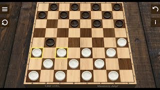 Checkers by English Checkers  free offline classic board game for Android  gameplay [upl. by Kcirdek]