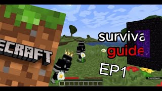 Minecraft Survival Guide EPNether Portel ekak hadamu [upl. by Zealand]