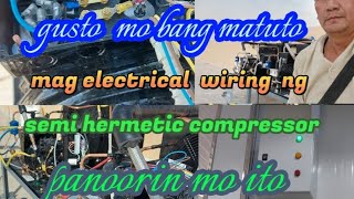 semi hermetic compressor electrical wiring [upl. by Garold260]