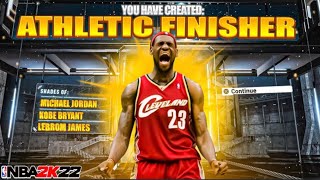 NEW REBIRTH quotATHLETIC FINISHERquot BUILD IS INSANE🔥🔥🔥NBA 2K22 BEST BUILD [upl. by Yenal]