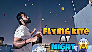 Flying Kites 🪁 at Night in old city Hyderabad 2024 [upl. by Aliet761]