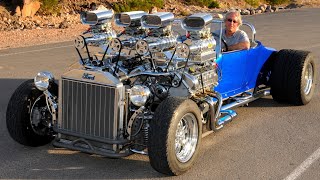 5 Incredible Hot Rods and Rat Rods powered by Twin Engines [upl. by Aleel423]