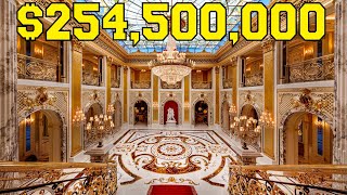 A Russian Billionaires Outstanding 254500000 Royal Style Mega Mansion [upl. by Tankoos124]