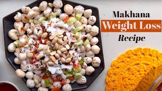 Makana Weight Loss Recipe  Healthy Snack Recipes  How To Make Makana Raita  Chahat Anand [upl. by Elleinaj]