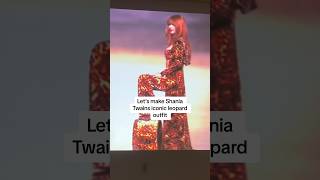 Sewing Shania Twains iconic leopard outfit from that don’t impress me much music video [upl. by Ociram463]