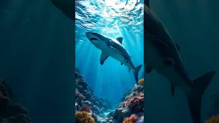 Watch out for sharks cute cutestory funny animatedstories baby [upl. by Neerbas]