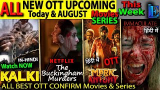 This Week OTT Release NEW Hindi Movies WebSeries 21AUG  KALKI MarkAntony ImmaculateHindiOTT [upl. by Caneghem]