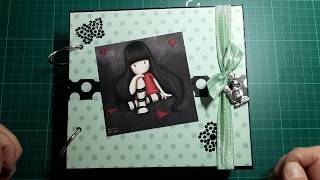 Tutorial  einfaches Minialbum Gorjuss Teil 2 [upl. by Mairem600]