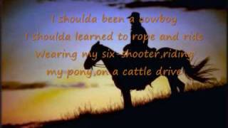 Toby Keith  Shouldve Been A Cowboy [upl. by Siberson352]