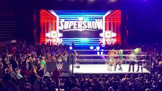 CarmellaVegaNatalyaTamina entrance WWE Supershow Hershey PA 92521 [upl. by Henry]