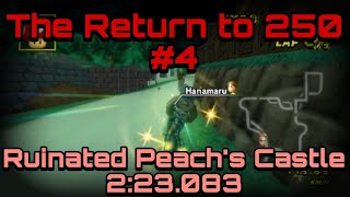 Mario Kart Wii CTGP  The Return to 250 4 Ruinated Peachs Castle 223083 [upl. by Annaiv]