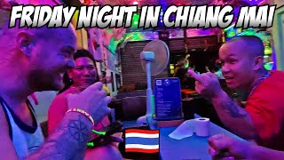 Exploring Chiang Mais Nightlife Korean BBQ amp Bar Hopping [upl. by Nasya]