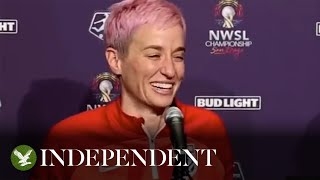 Megan Rapinoe says injury in final match of career proves there is not a God [upl. by Ydnahs]