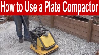 How to Use a Plate Compactor [upl. by Meingoldas134]