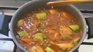 Chicken vegetable Recipe  How to Make Chicken Vegetable SalonaArabic Style [upl. by Vizzone]