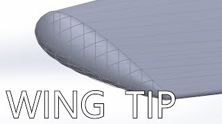 How to Model Wing Tips in SolidWorks  Aeolus [upl. by Durman]