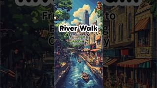 San Antonios River Walk history RiverWalk SanAntonio landmarks trivia facts [upl. by Nahshon]