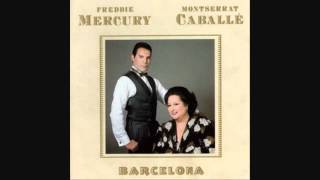 Freddie Mercury and Montserrat Caballe  The Fallen Priest  Barcelona  LYRICS 1988 HQ [upl. by Asilav28]