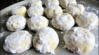 Walnut snowball cookies  Christmas Cookies [upl. by Ardnuaet]