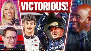 Max Verstappen VICTORIOUS In Imola Oliver Bearman for HAAS in 2025  On Track GP Podcast [upl. by Haleeuqa]