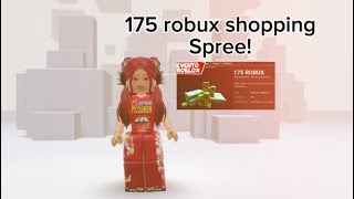 175 robux shopping spree [upl. by Bollinger]