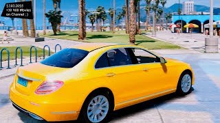 Dutch MercedesBenz EClass 2015 Taxi 10 Grand Theft Auto V MGVA Modification REVIEW [upl. by Alyam]