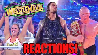 WWE WRESTLEMANIA 34 LIVE REACTIONS RESULTS AND REVIEW [upl. by Sally]