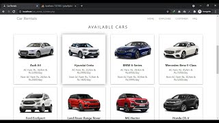 Car Rental System in PHP MySQL with Source Code  CodeAstro [upl. by Suidaht703]