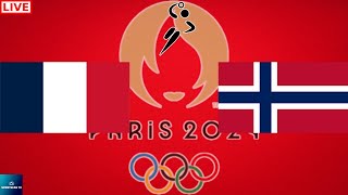 2024 PARIS OLYMPICS FRANCE vs NORWAY MENS HANDBALL LIVE GAME CAST amp CHAT [upl. by Photima]