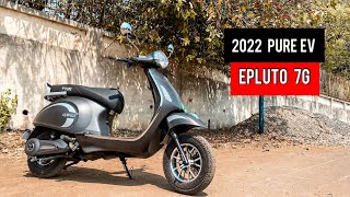 2022 PURE EV Epluto 7G  Best True Range   Price  Colours [upl. by Elurd447]