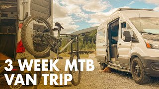 3 Week Epic Mountain Bike Van Trip Spring 2024 [upl. by Ardnossac]