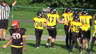 MRFL U13 Peewee StLaurent Spartans v Sun Youth Hornets 2024 [upl. by Schellens]