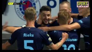 Glasgow Rangers vs Malmö FF Qualification to Champions Leauge 20212022 [upl. by Dulsea]