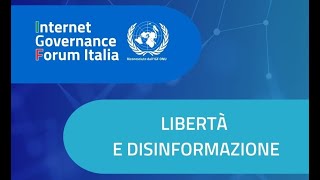 Libertà e disinformazione  IGF Italia 2024 [upl. by Ardnaid369]