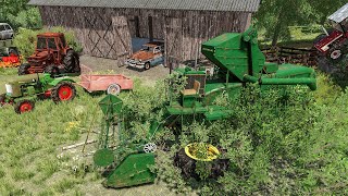 Abandoned farm full of old tractors and harvesters found  Farming Simulator 22 [upl. by Nuahsyt]