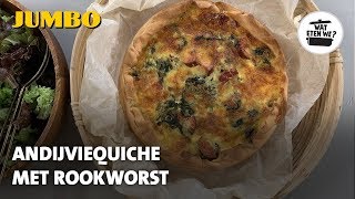 Wat eten we Andijviequiche met rookworst [upl. by Ainahtan]