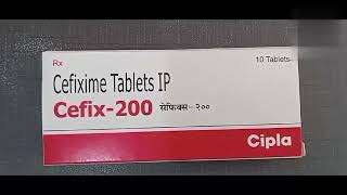 Cefix  200 mg tablet cefixime 200 mg tab Benifits ampside effects [upl. by Aillemac]