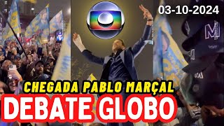 Expectativa de Pablo Marçal na Chegar do Debate da Globo  Eleições 2024 em São Paulo [upl. by Domini]