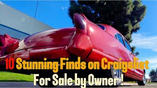 Classic Car Bargains Galore 10 Stunning Finds on Craigslist  For Sale by Owner [upl. by Cheshire]