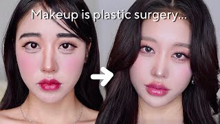 HOW TO BE BETTER AT MAKEUP FOR BEGINNERS Using ALL tips from Kpop makeup artists [upl. by Siblee]