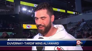 Laurent DuvernayTardif named ESPYs Muhammad Ali Humanitarian award winner [upl. by Livvie519]