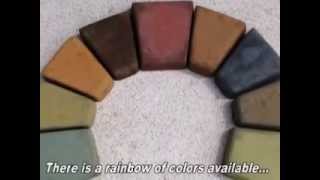 How to Color Bags of Premix Concrete to Cast Pavers Cement Tile and Bricks [upl. by Campagna]